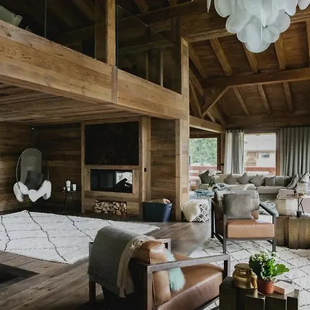 6br Modern Chalet With Private Spa Villa Megeve